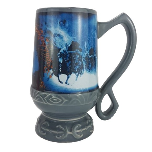 Vintage 2001 Lord of the Rings Fellowship of the Ring Mug Teacup Stein Tolkien - Picture 1 of 16